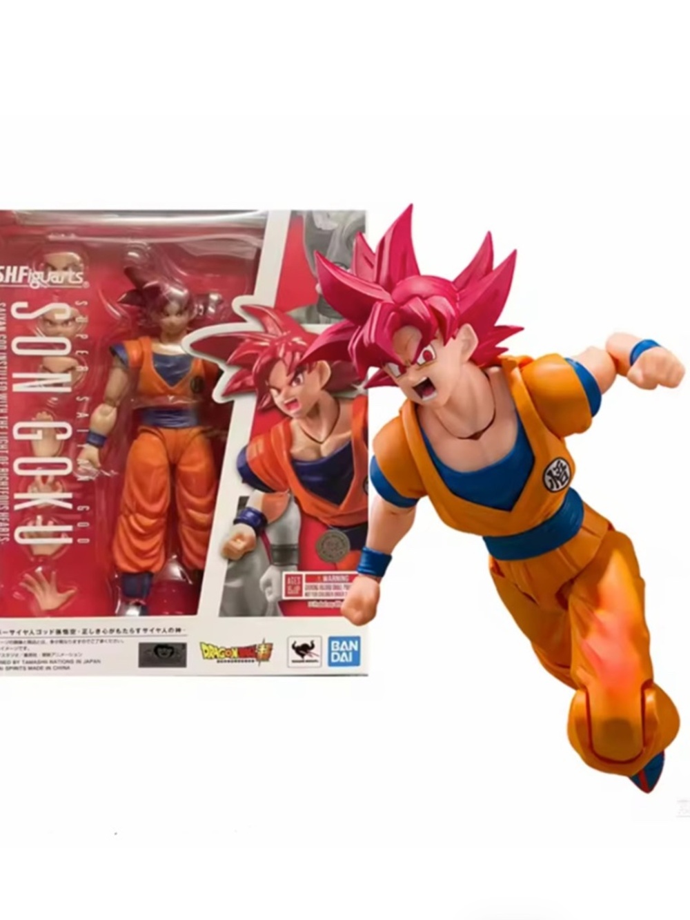 Super Saiyan God Son Goku (God Aura) "Dragon Ball Super", TAMASHII NATIONS S.H.F